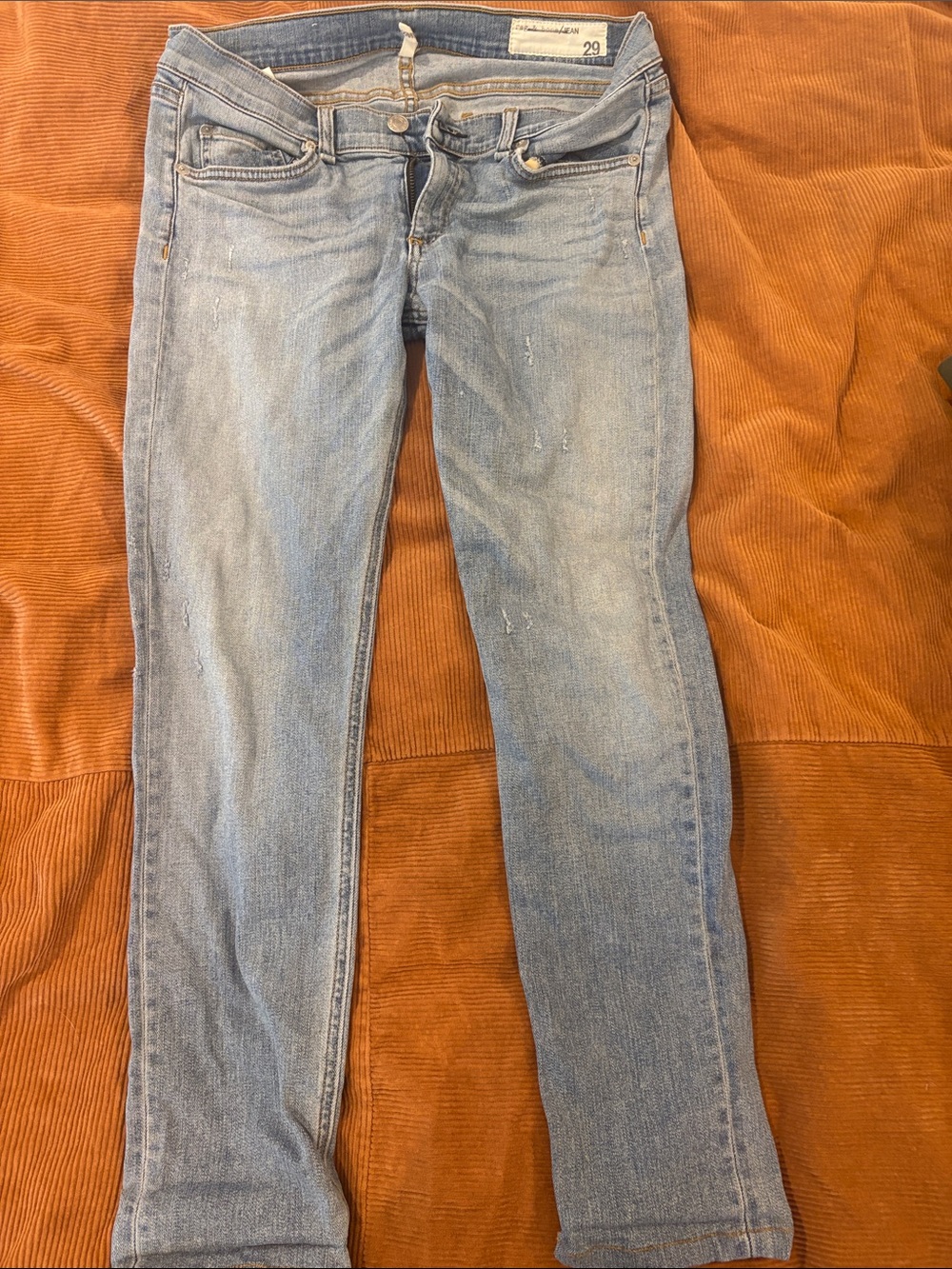 rag & bone Light Blue Skinny Jeans